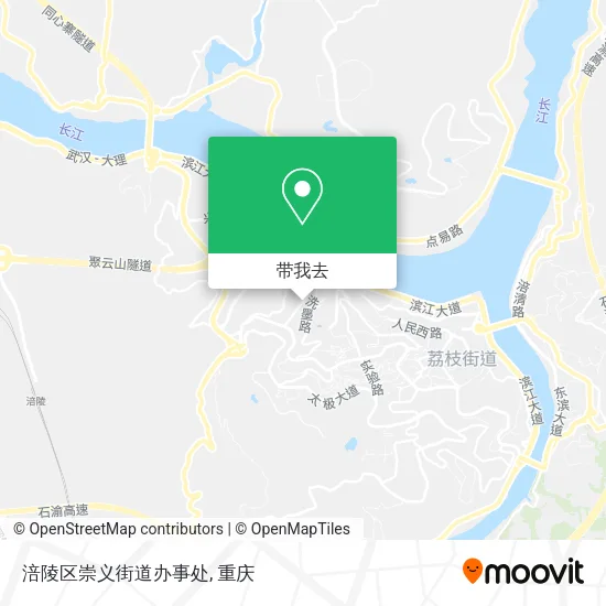 涪陵区崇义街道办事处地图