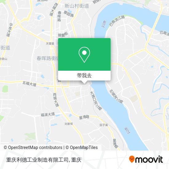 重庆利德工业制造有限工司地图