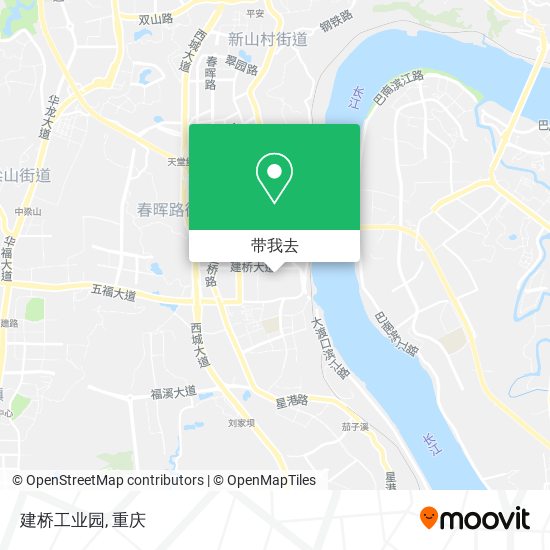建桥工业园地图
