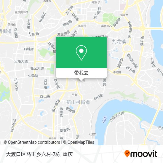 大渡口区马王乡六村-7栋地图