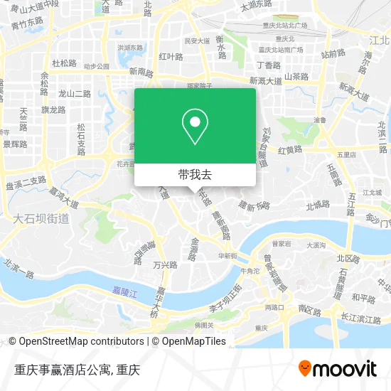 重庆事赢酒店公寓地图