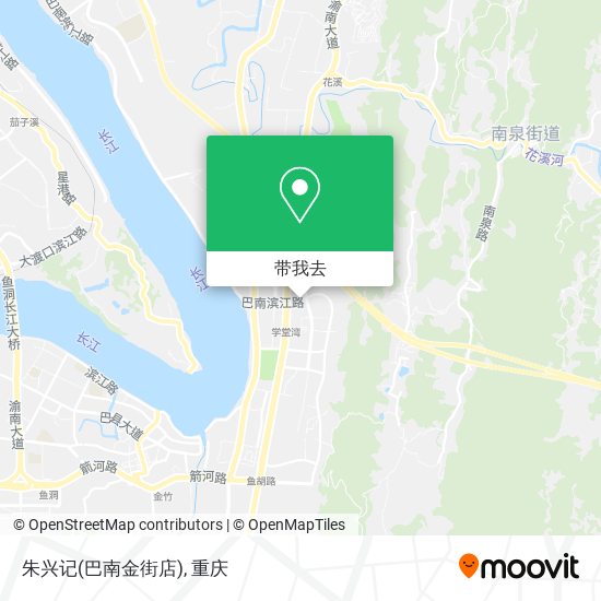 朱兴记(巴南金街店)地图