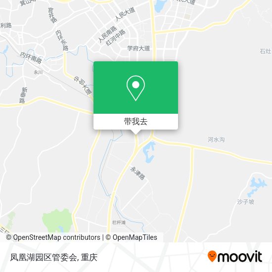 凤凰湖园区管委会地图