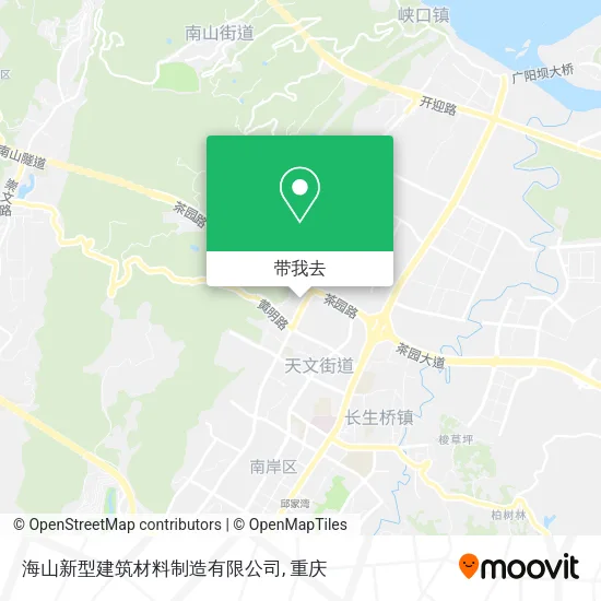 海山新型建筑材料制造有限公司地图