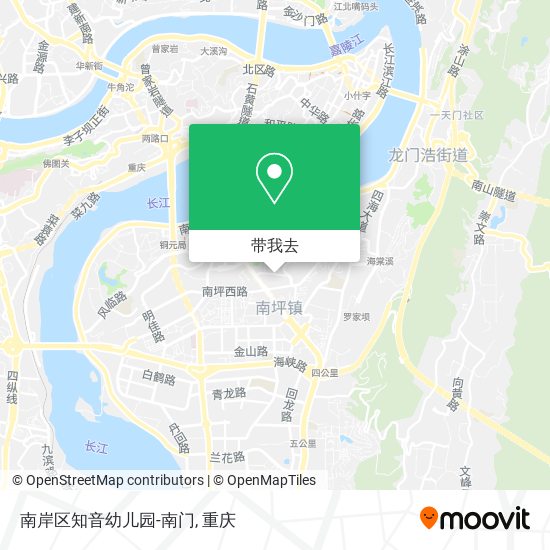南岸区知音幼儿园-南门地图