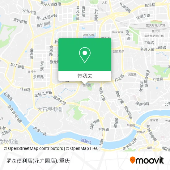 罗森便利店(花卉园店)地图