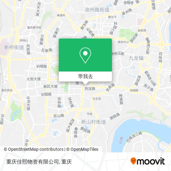 重庆佳熙物资有限公司地图