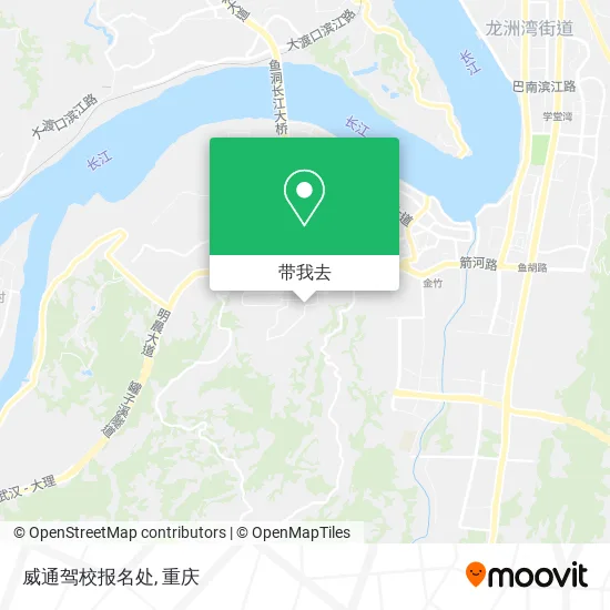威通驾校报名处地图