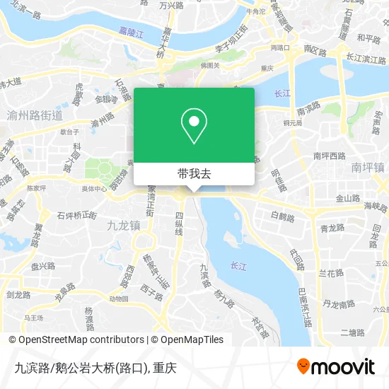九滨路/鹅公岩大桥(路口)地图