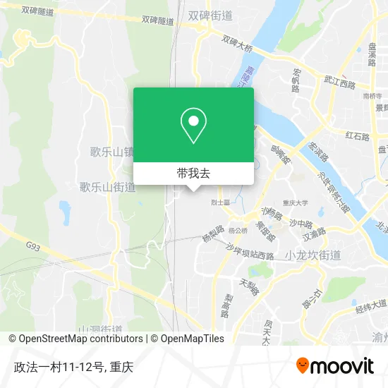 政法一村11-12号地图