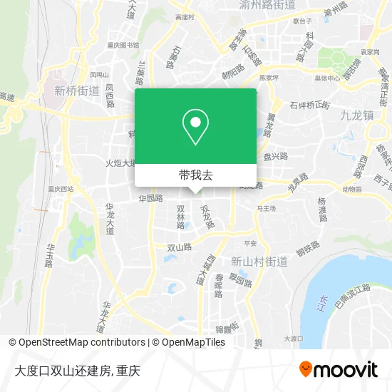 大度口双山还建房地图