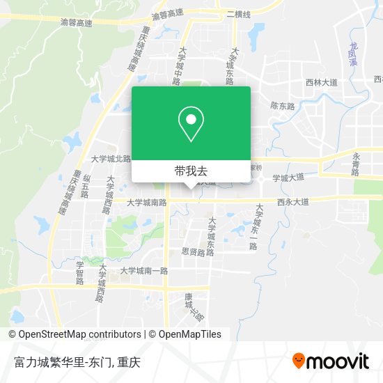 富力城繁华里-东门地图
