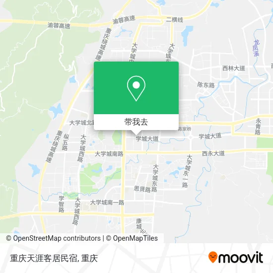 重庆天涯客居民宿地图