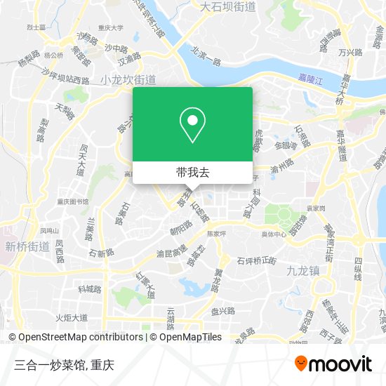 三合一炒菜馆地图