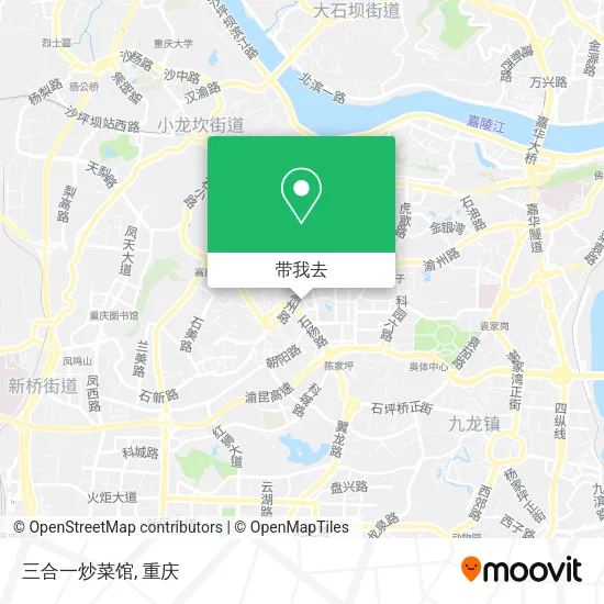 三合一炒菜馆地图