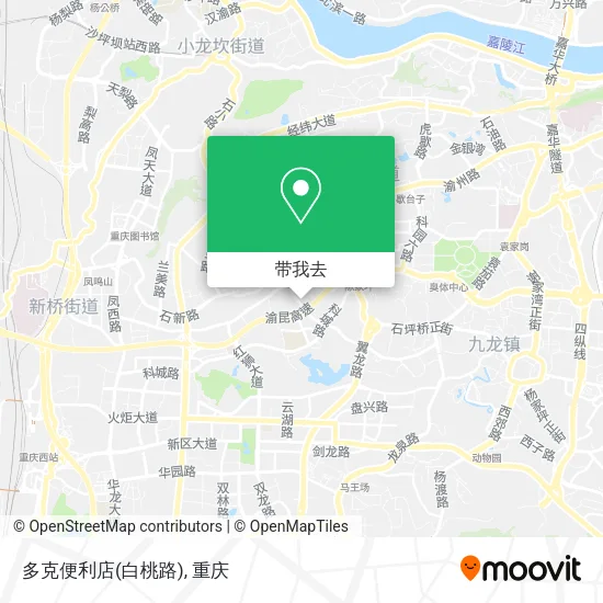 多克便利店(白桃路)地图