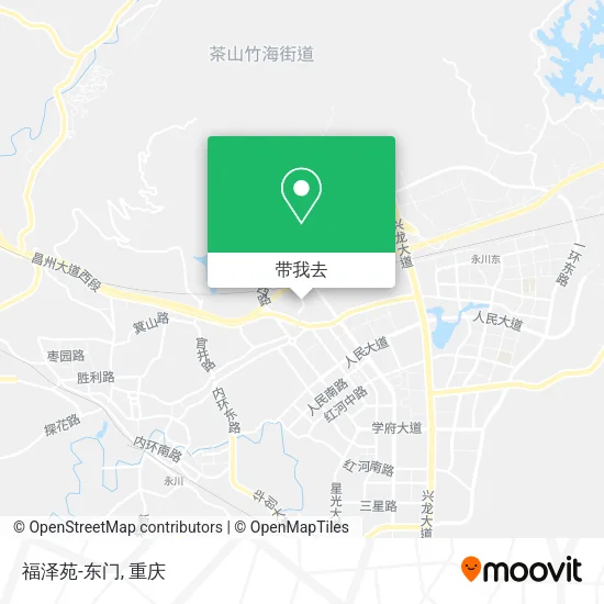 福泽苑-东门地图