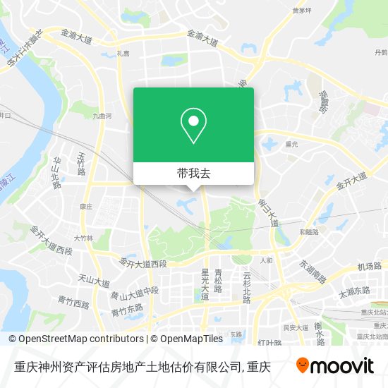 重庆神州资产评估房地产土地估价有限公司地图