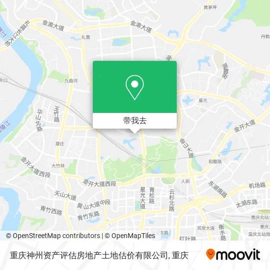 重庆神州资产评估房地产土地估价有限公司地图