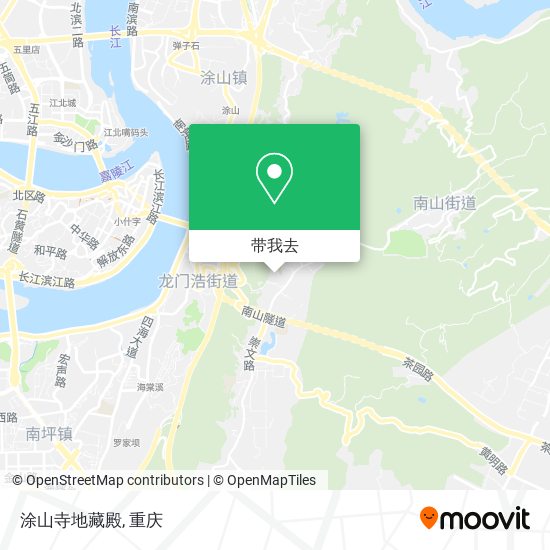 涂山寺地藏殿地图
