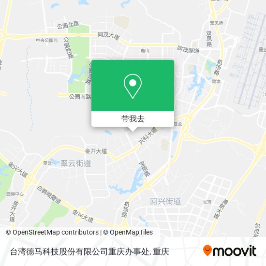台湾德马科技股份有限公司重庆办事处地图
