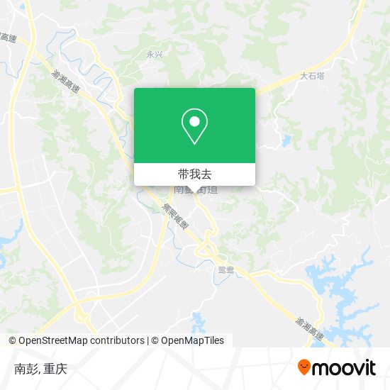 南彭地图
