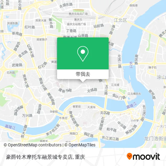 豪爵铃木摩托车融景城专卖店地图