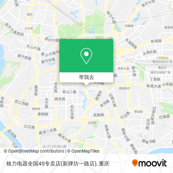 格力电器全国4S专卖店(新牌坊一路店)地图