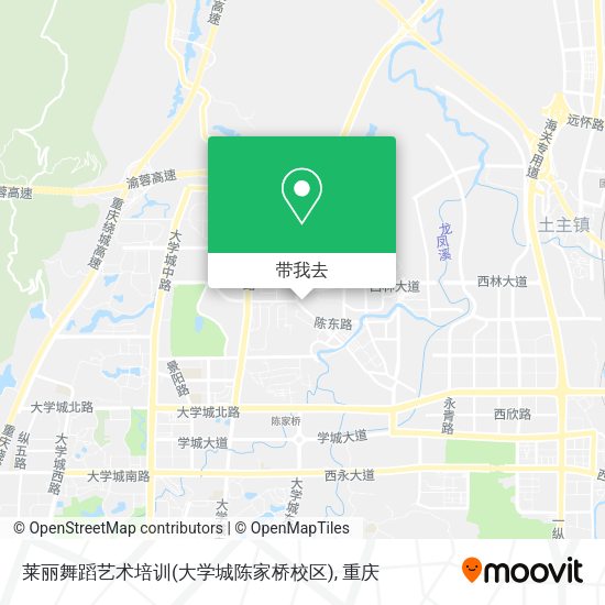 莱丽舞蹈艺术培训(大学城陈家桥校区)地图