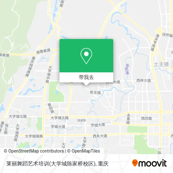 莱丽舞蹈艺术培训(大学城陈家桥校区)地图