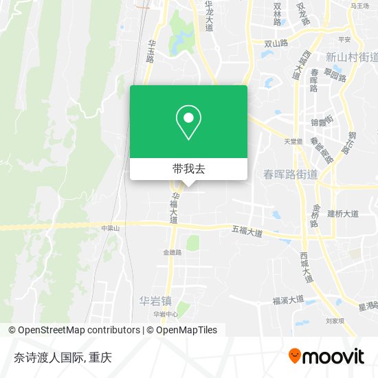 奈诗渡人国际地图