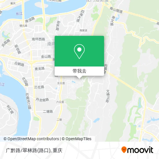 广黔路/翠林路(路口)地图