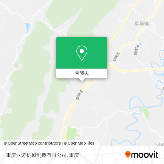 重庆亚涛机械制造有限公司地图