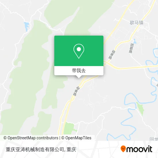 重庆亚涛机械制造有限公司地图