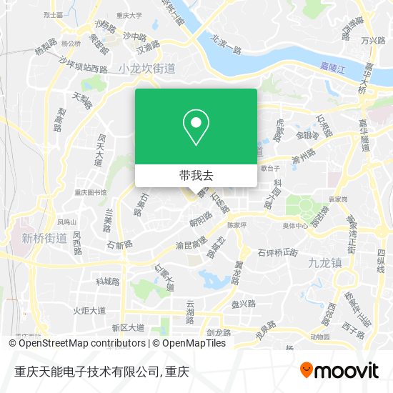 重庆天能电子技术有限公司地图