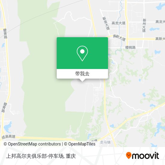 上邦高尔夫俱乐部-停车场地图