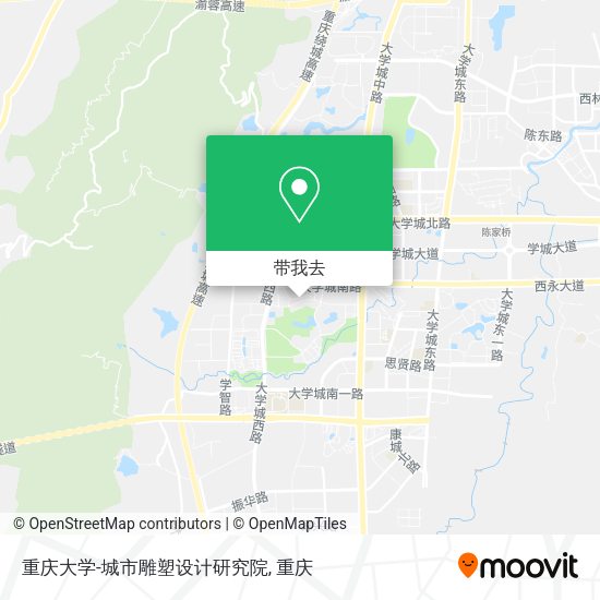 重庆大学-城市雕塑设计研究院地图