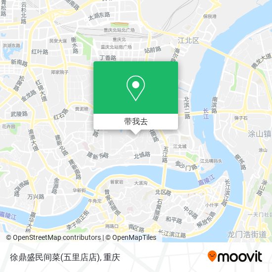 徐鼎盛民间菜(五里店店)地图