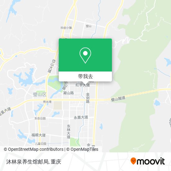 沐林泉养生馆邮局地图