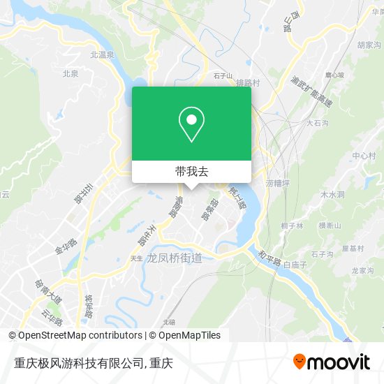 重庆极风游科技有限公司地图