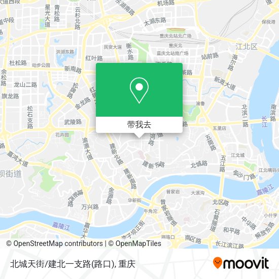 北城天街/建北一支路(路口)地图