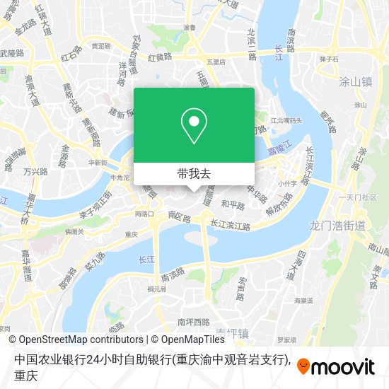 中国农业银行24小时自助银行(重庆渝中观音岩支行)地图