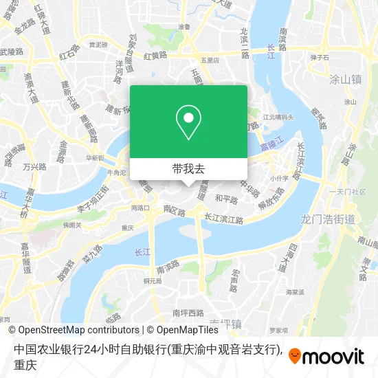 中国农业银行24小时自助银行(重庆渝中观音岩支行)地图