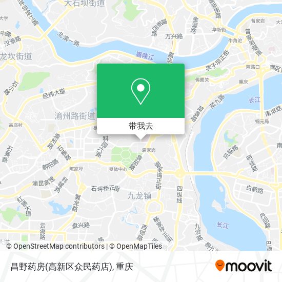 昌野药房(高新区众民药店)地图