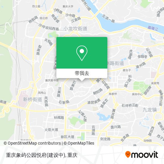 重庆象屿公园悦府(建设中)地图