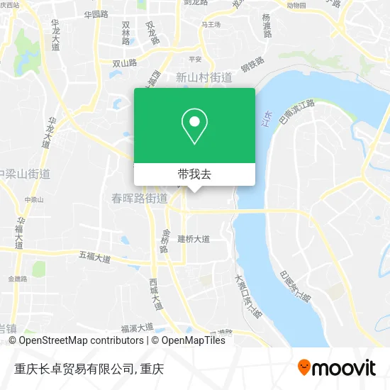 重庆长卓贸易有限公司地图