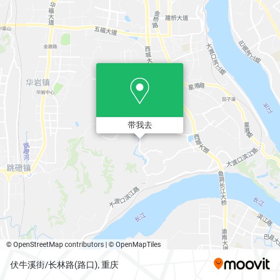 伏牛溪街/长林路(路口)地图