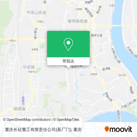 重庆长征重工有限责任公司(新厂门)地图