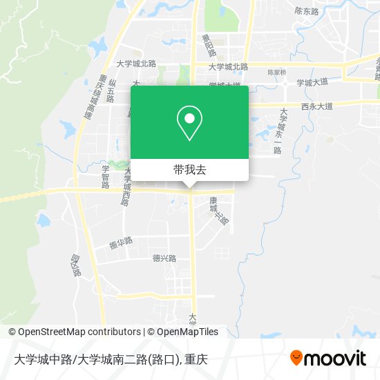 大学城中路/大学城南二路(路口)地图
