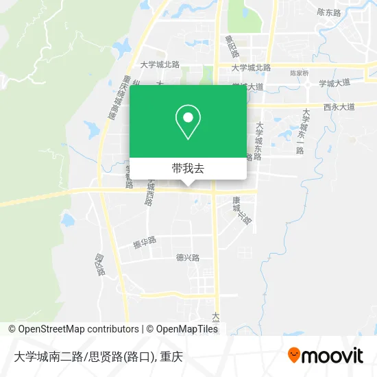 大学城南二路/思贤路(路口)地图